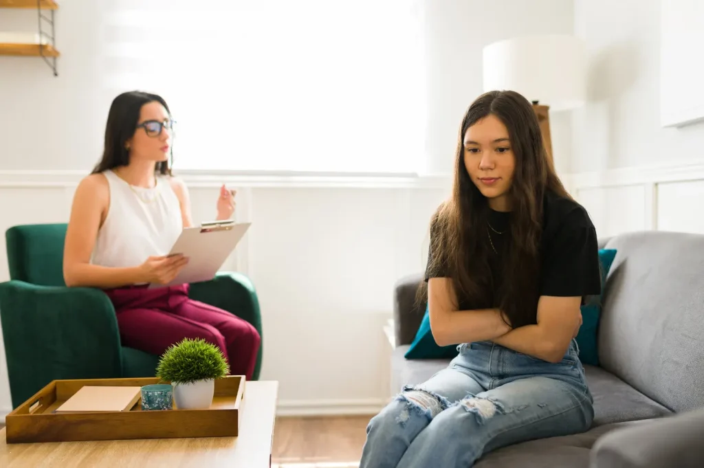 Teenage drug rehabilitation centers support individual therapy for teens coping with substance use issues.